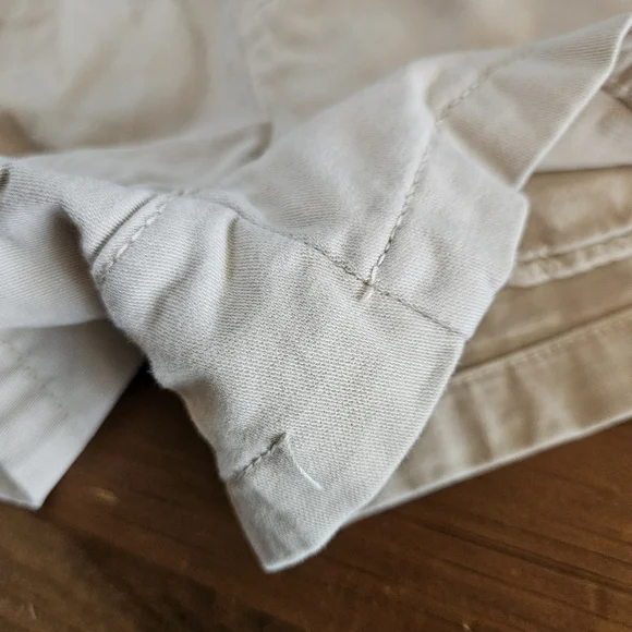 Free People Billie Chino Shorts Pleated Khaki Size 0 - Picture 9 of 9